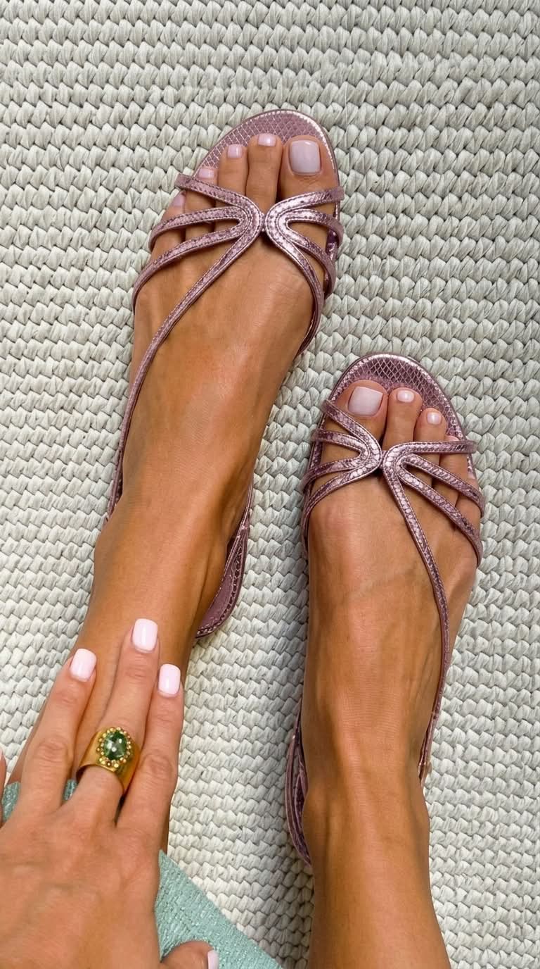 Ginevra | Sandali dorati eleganti