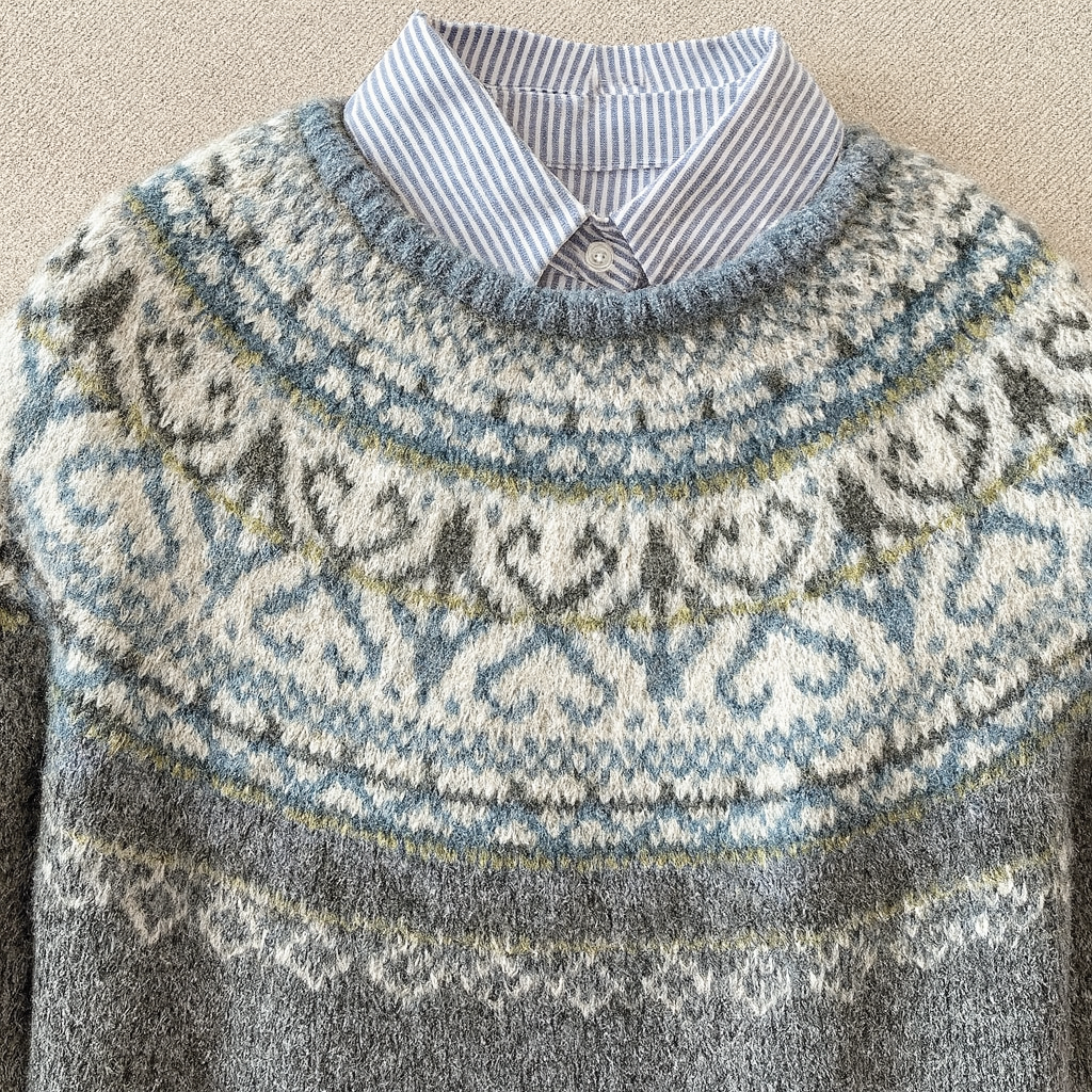 Cheryl™ | Maglione in maglia chic vintage