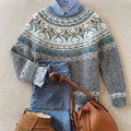 Cheryl™ | Maglione in maglia chic vintage