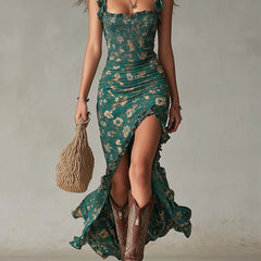 Mika | Abito Maxi Boho Retro