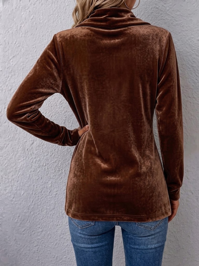 Holliwell™ | Giacca vintage con revers, dettaglio a bottoni, maniche lunghe, apertura frontale