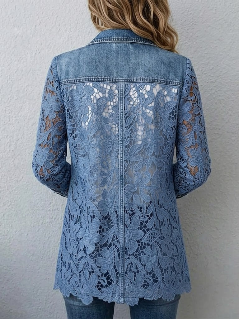 Lacinda™ | Blazer con pannelli in pizzo floreale