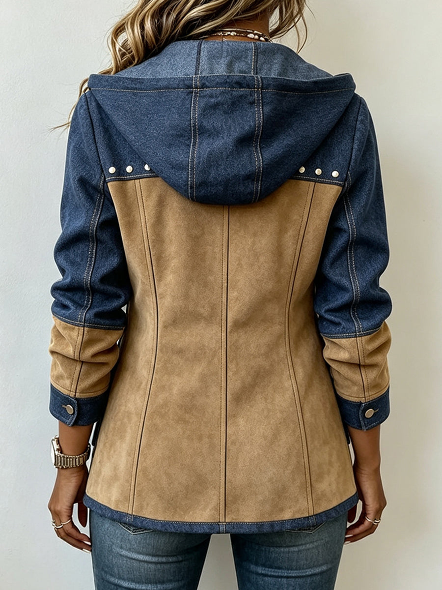 Fawnridge™ | Giacca patchwork con cappuccio